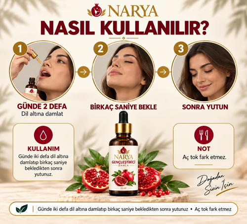 Narya Gençleştirici Damla kullanım rehberi